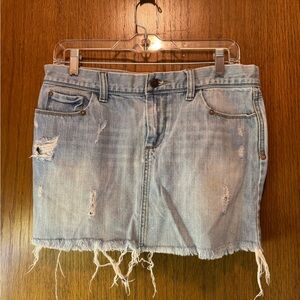 Old Navy Light Blue Denim Skirt